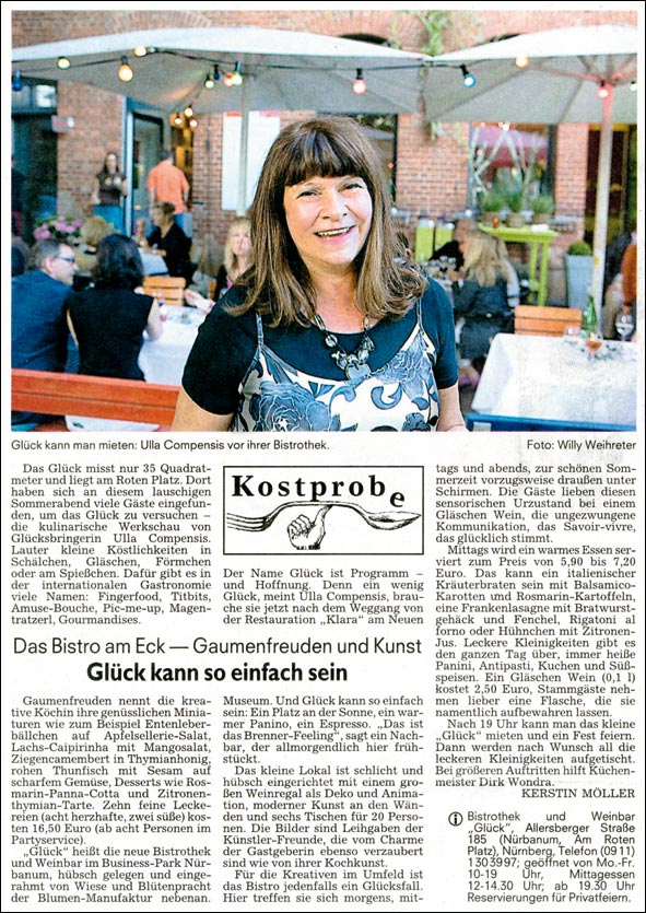 Die Nrnberger Nachrichten ber das Glck